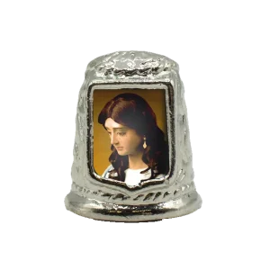 Dedal religioso diseño de la Virgen María